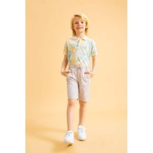 Defacto Boy Woven Short - Beige