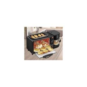 Silver Crest Microwave, Griller, Coffee Maker, 3 In 1 Breakfast Maker