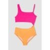Defacto Girl Special Collection Regular Fit Woven Swimsuit - Pink
