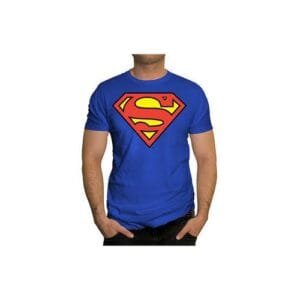 Ycc Collection Superman Boys Short Sleeve T-Shirt (Runs Small) - Blue