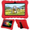 Atouch Educational Tablet For Kids 16gb Ram 2gb Rom- Red Pouch