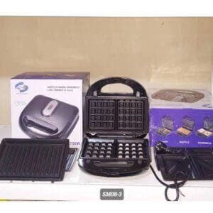Sokany Sandwich Maker 3 In 1 Toaster/Waffle/Grill