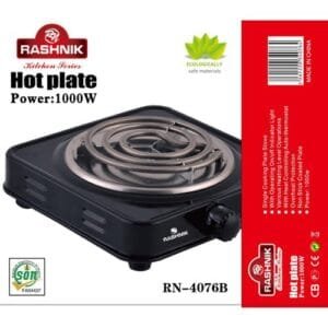 Rashnik Fast Cooking Electric Hot Plate - Single Burner