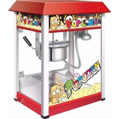 Industrial Popcorn Machine - 220V, 1400W