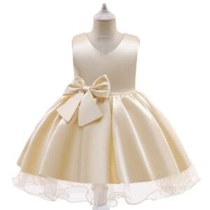 Girl's Dress Kids Children Newborn Baby Dinner Party Princess Dress Ball Gown
