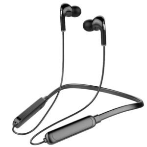 Neck Hanging Wireless Bluetooth Earphone Stereo Bass Waterproof Sports Earbuds-Black