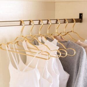 5pcs Heavy Duty Non Rust Alloy Hanger(Gold)