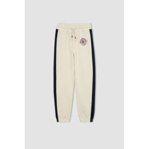 Defacto Girl Casual Jogger Fit Knitted Trousers - Ecru