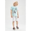 Defacto Boy Knitted Short - Grey