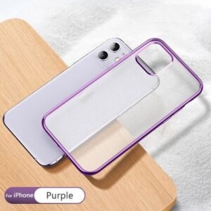 IPhone 11 Pro Soft Pouch Slim Phone Silicon Case (PURPLE)