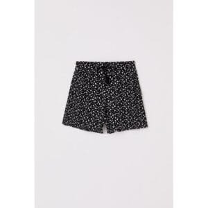 Defacto Girl Casual Relax Fit Woven Short - Black
