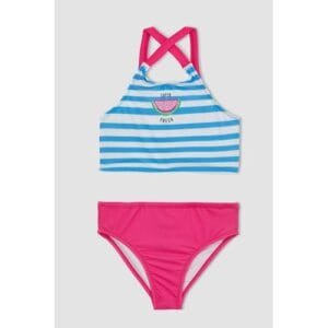 Defacto Girl Regular Fit Woven Bikini - Pink