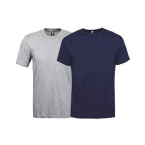 Smart Pack Of Two T-shirt - Navy-Blue & Grey
