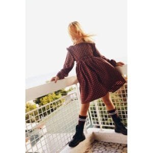 Defacto Girl Casual Long Sleeve Woven Dress - Multicolour