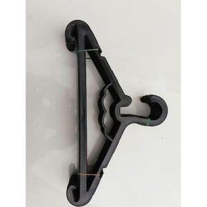 Plastic Hanger Set Of 12-black