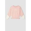 Defacto Girl - Regular Fit Crew Neck Knitted Sweat Shirt - Pink