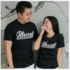 Mauton COUPLES BLESSED (2-IN-1- BUNDLE) Shirts- BLACK