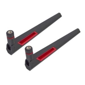 2pcs 12dBi 2.4GHz 5GHz Dual Band Network WiFi Router Antenna RP SMA
