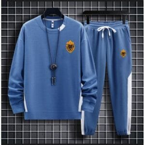 Kingskartel Kings Kartel Sky Blue SweatShirt And Joggers Pant