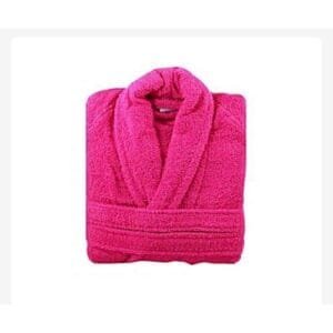 Cotton Bathrobe- Pink
