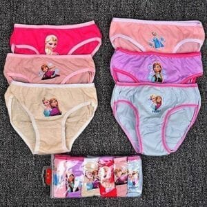 Children Girls Cotton Pant - 6pcs
