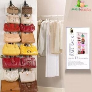 Adjustable Multipurpose Door Bag/Accessories Rack - 16 Bag