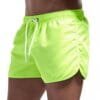 Men Summer Gym Running Shorts Daily Casual Wear Running Shorts-Green