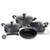 Big Size Non Stick Cooking Pots With Fry Pan