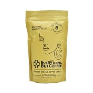 Everythingbutcoffee Pure 100% Robusta 250G Espresso Ground Coffee