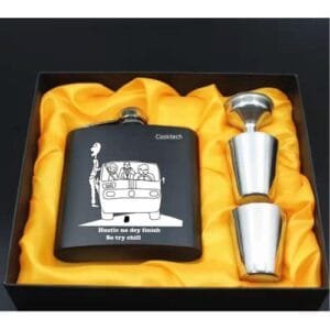 Stainless Steel Alcohol Liquor  Hip Flask Set
