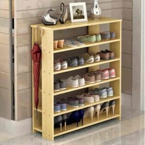 Multi-Layers Wooden Shoe Rack- 5 Layers-20 Shoes