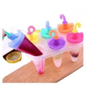 Popsicle Molds Silicone Ice Cream Maker With Sticks
