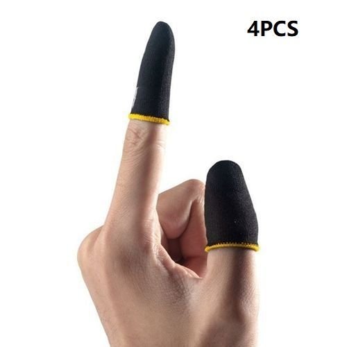 4 PcsMobile Game Controller Anti-Sweat Finger Sleeve Set