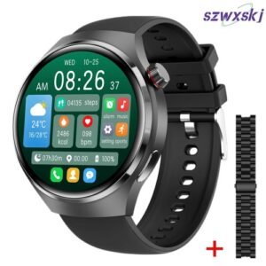 GT4 Pro Smartwatch 1.6? 360*360 Wireless Charging NFC Business Watch 380 Large Battery