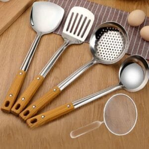 5pcs/set Kitchen Utensil Cooking Utensils Spatula Soup Spoon