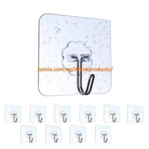 10PCS Strong Self-adhesive Hook Hanger