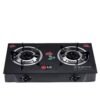 LG Glass Thick Table Top Double Burner WITH Auto Ignition