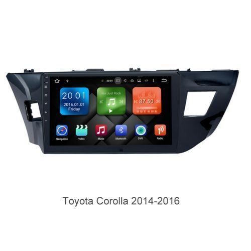 Toyota COROLLA 2014/2016 ANDROID NAVIGATION PLAYER WITH REVERSE CAMERA