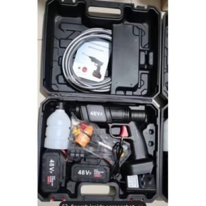 Hose Double Battery Rechargeable Cordless High Pressure Multi-purpose Car Washer 48VH 15000MAH