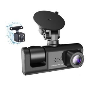 3 Cameras Dash Cam Multi-Language Clear Car Rearview Mirror