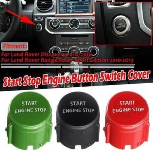 Start Stop Engine Switch Push Button Cover For Land Rover