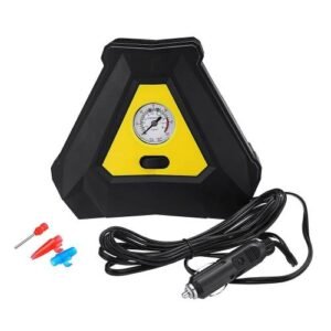 12V 22 Cylinder Mechanical Model Air Pump Car Tyre Inflator -Black+ Yellow