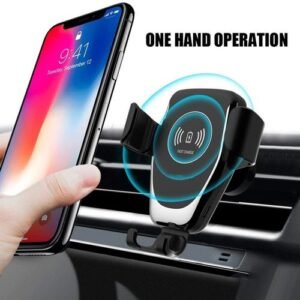 Car Universal Holder Car Phone Wireless Fast Charger Air Vent With Phone Holder Stand