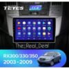 LEXUS RX330 HD ANDROID NAVIGATION PLAYER WITH REVERSE CAMERA