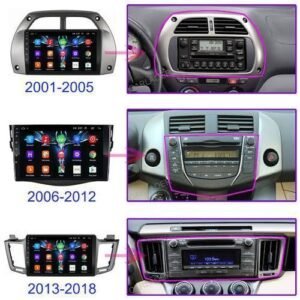 Toyota RAV4 2001/2002/2006/2008/2011/2013/2014~2017 HD Android Navigation Player+Reverse Camera