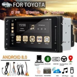 2DIN Toyota Universal Car Stereo 7" Android 8.0 Quad Core Radio WIFI GPS MP5 Player