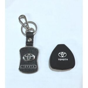 Toyota Key Holder + Black Remote Silicone Shell Case Cover