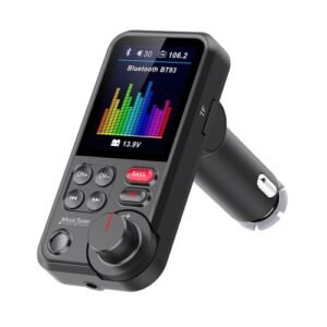 BT93 LED Car FM  Stereo MP3 Music Music Player Bluetooth Wireless Hands free Call Auto Car Kit QC3.0 Fast Charger