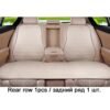 Car Seat Cover Front/rear Flax/linen Seat Cushion Protector Pad Black/red/beige/grey/coffee/brown For Nissan Teana X5 X45