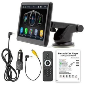 Universal 7 Inch MP5 Player Compatible For Carplay Android Auto Wireless Portable Car Stereo Touch Screen Dashboard Pment
